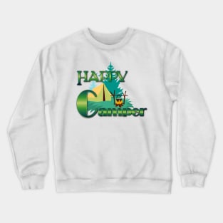 Happy Camper Crewneck Sweatshirt